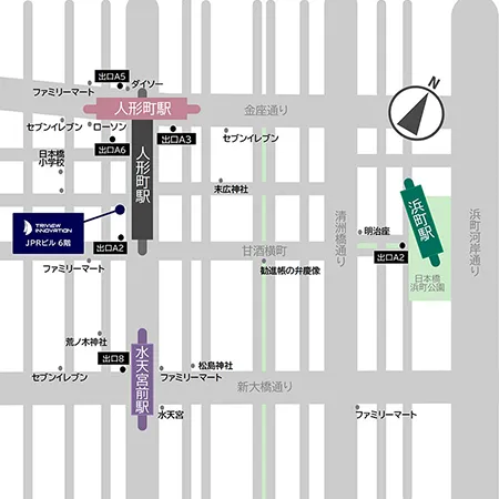 本社までの地図